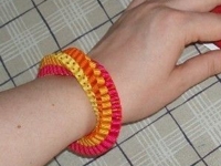 Cut Out + Keep Jenna Z Folded Ribbon Bracelets